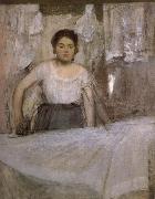 Edgar Degas Woman ironing France oil painting artist